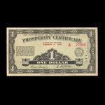 Canada, Alberta - Département du Trésor, 1 dollar <br /> 5 octobre 1936