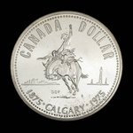 Canada, Élisabeth II, 1 dollar <br /> 1975