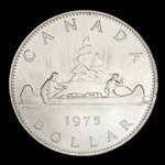 Canada, Élisabeth II, 1 dollar <br /> 1975