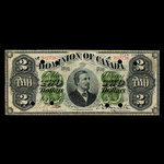 Canada, Dominion du Canada, 2 dollars <br /> 1 juin 1878