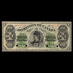 Canada, Dominion du Canada, 1 dollar <br /> 1 juin 1878