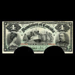 Canada, Dominion du Canada, 4 dollars <br /> 2 janvier 1902
