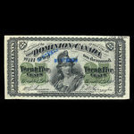 Canada, Dominion du Canada, 25 cents <br /> 1 mars 1870