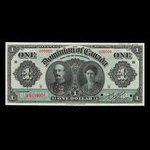 Canada, Dominion du Canada, 1 dollar <br /> 3 janvier 1911