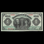 Canada, Dominion du Canada, 1 dollar <br /> 3 janvier 1911