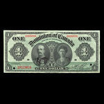 Canada, Dominion du Canada, 1 dollar <br /> 3 janvier 1911