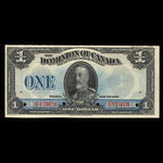Canada, Dominion du Canada, 1 dollar <br /> 2 juillet 1923