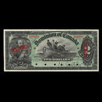 Canada, Dominion du Canada, 2 dollars <br /> 2 juillet 1897