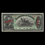 Canada, Dominion du Canada, 2 dollars : 2 juillet 1897