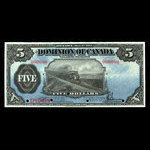 Canada, Dominion du Canada, 5 dollars <br /> 1 mai 1912