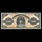 Canada, Dominion du Canada, 500 dollars <br /> 3 janvier 1911