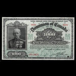 Canada, Dominion du Canada, 1,000 dollars <br /> 2 janvier 1901