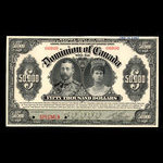 Canada, Dominion du Canada, 50,000 dollars <br /> 2 janvier 1918