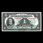 Canada, Banque du Canada, 1 dollar <br /> 1935