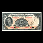 Canada, Banque du Canada, 5 dollars <br /> 1935