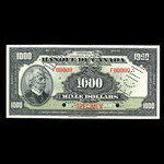 Canada, Banque du Canada, 1,000 dollars <br /> 1935