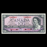 Canada, Banque du Canada, 10 dollars <br /> 1954