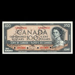 Canada, Banque du Canada, 100 dollars <br /> 1954