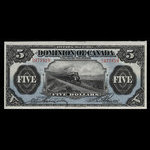 Canada, Dominion du Canada, 5 dollars <br /> 1 mai 1912