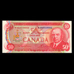 Canada, Banque du Canada, 50 dollars <br /> 1975