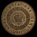 Canada, Victoria, 1 cent <br /> 1861