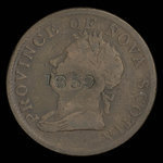 Canada, Province de la Nouvelle-Écosse, 1/2 penny <br /> 1832