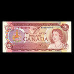 Canada, Banque du Canada, 2 dollars <br /> 1974