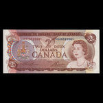 Canada, Banque du Canada, 2 dollars <br /> 1974