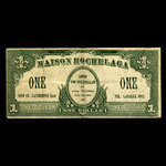 Canada, Maison Hochelaga, 1 dollar <br /> 1935