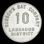 Canada, Compagnie de la Baie d'Hudson, 10 made beaver <br /> 1941