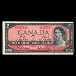 Canada, Banque du Canada, 2 dollars <br /> 1954