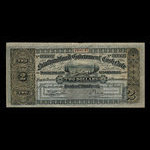 Canada, Gouvernement de Terre-Neuve, 2 dollars <br /> 1911