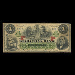 Canada, Stadacona Bank, 4 dollars <br /> 2 avril 1874
