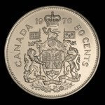 Canada, Élisabeth II, 50 cents <br /> 1976
