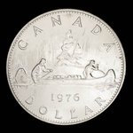 Canada, Élisabeth II, 1 dollar <br /> 1976