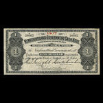Canada, Terre-Neuve - Département des travaux publics, 1 dollar <br /> 1907