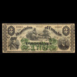 Canada, Dominion du Canada, 2 dollars <br /> 1 juillet 1870