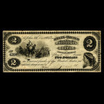 Canada, Jewett & Pitcher, 2 dollars <br /> 1 décembre 1873