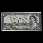 Canada, Banque du Canada, 1 dollar <br /> 1954
