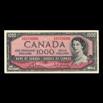 Canada, Banque du Canada, 1,000 dollars <br /> 1954
