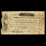 Canada, Shannan, Livingston & Cie., 1 livre(anglaise) <br /> 24 octobre 1814