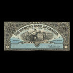 Canada, Sterling Bank of Canada, 50 dollars <br /> 25 avril 1906