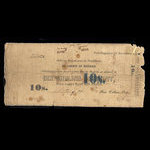 Canada, William Price & Fils, 10 shillings <br /> 10 novembre 1853