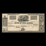 Canada, Banque Nouvelle-Écosse, 1 livre, 10 shillings <br /> 1852
