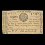Canada, P.U. Archambault, 30 sous <br /> 11 septembre 1837