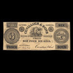 Canada, Cuvillier & Fils, 3 pence <br /> 10 juillet 1837