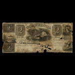 Canada, Commercial Bank of the Midland District, 2 dollars <br /> 1 mars 1836