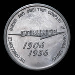 Canada, Cominco, aucune dénomination <br /> 1956