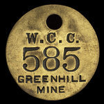 Canada, Western Canadian Collieries (W.C.C.) Limited, aucune dénomination <br /> 30 avril 1957