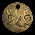 Canada, Western Canadian Collieries (W.C.C.) Limited, aucune dénomination <br /> 1919